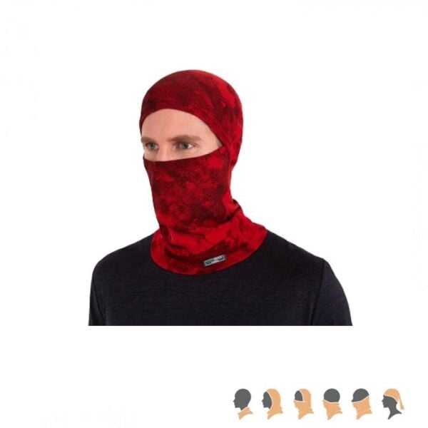 BLACKSPADE Kar Maskesi Balaclava Kırmızı