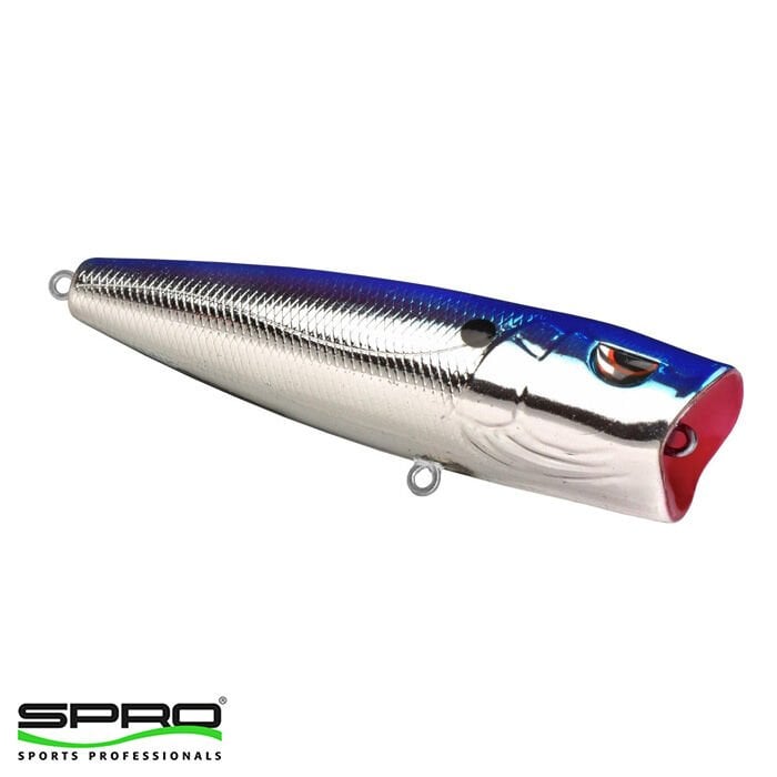 SPRO E POP 80 Chrome Blue Sert Balık Yemi