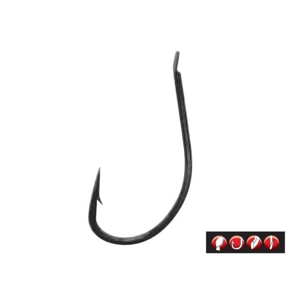 GAMAKATSU LS-3020F Siyah Olta İğnesi  #2 1/25