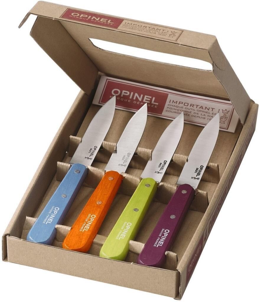 OPINEL 4'lü Renkli Meyve Bıçak Seti