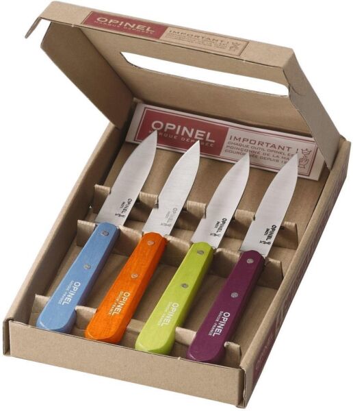 OPINEL 4'lü Renkli Meyve Bıçak Seti