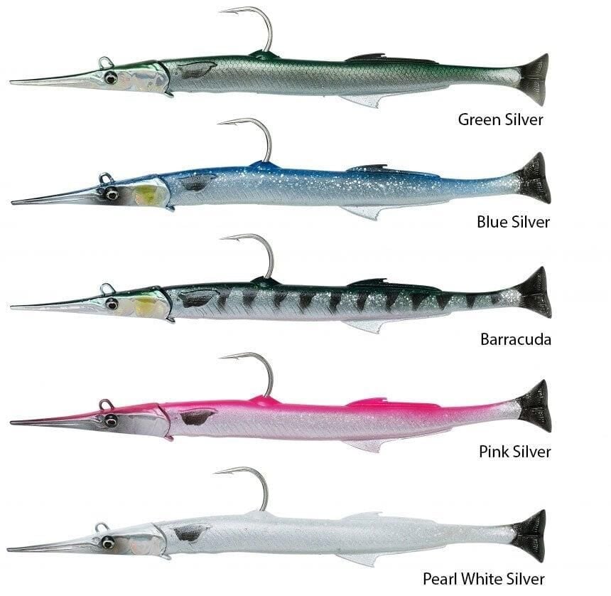 SAVAGE GEAR Needlefish Pulsetail 23 cm 55g Suni Yem Pink Silver