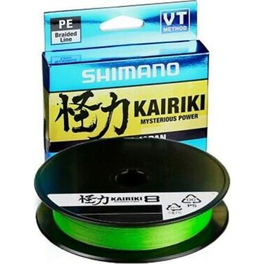 SHIMANO Kairiki 8 Mantis Green (Yeşil) 300m/0.190mm/12.0kg Misina