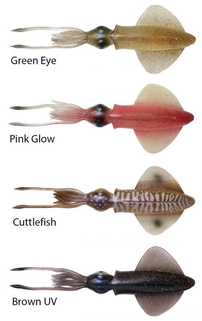 SAVAGE GEAR Swim Squid 12.5cm 11g 3 Adet Suni Yem Cuttlefish