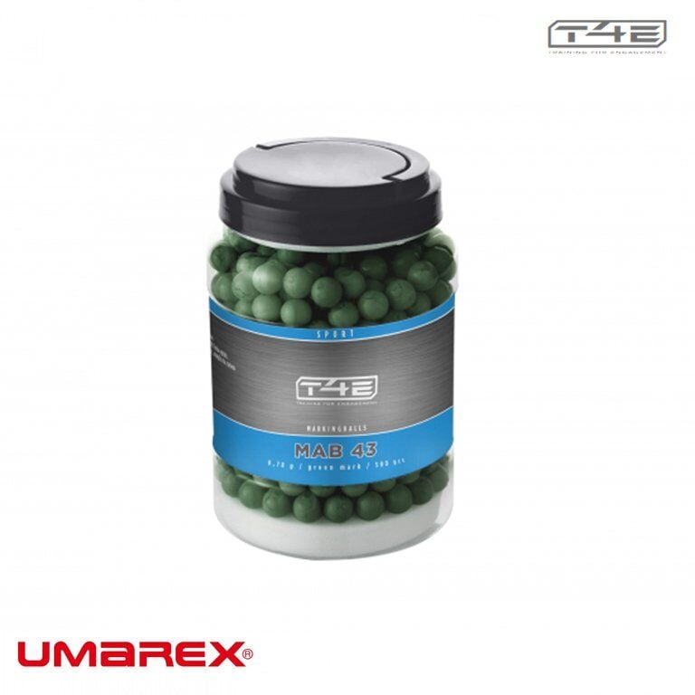 UMAREX T4E MB .43 cal. İşaret Topu 2 X 250li Yeşil