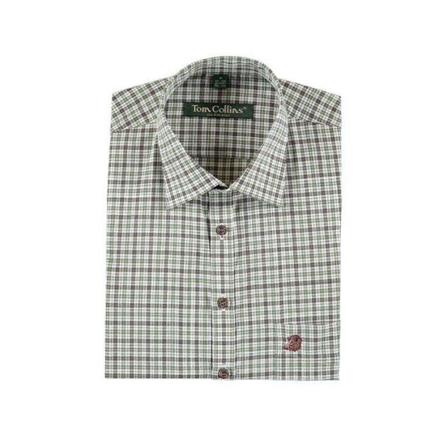 TOM COLLINS Kareli Uzun Kollu Gömlek 47/48