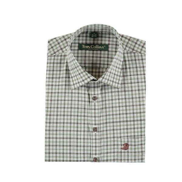 TOM COLLINS Kareli Uzun Kollu Gömlek 47/48