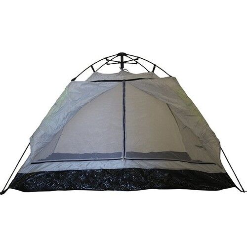 DFT 3 Kişilik Tek Kat Otomatik Çadır 210x210x130cm - Gri/Sarı