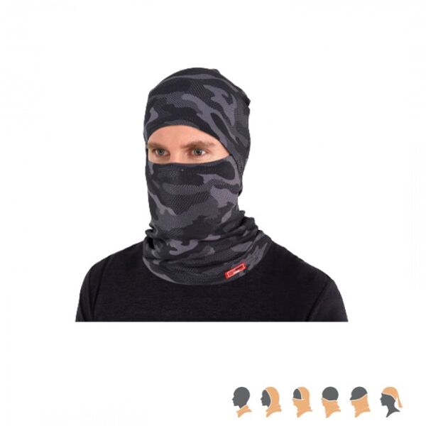 BLACK SPADE KAR MASKESİ BALACLAVA GRİ