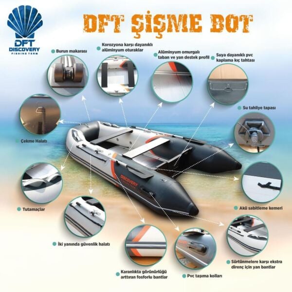 DFT DISCOVERY Şişme Bot MX330AL 330cm  Seri