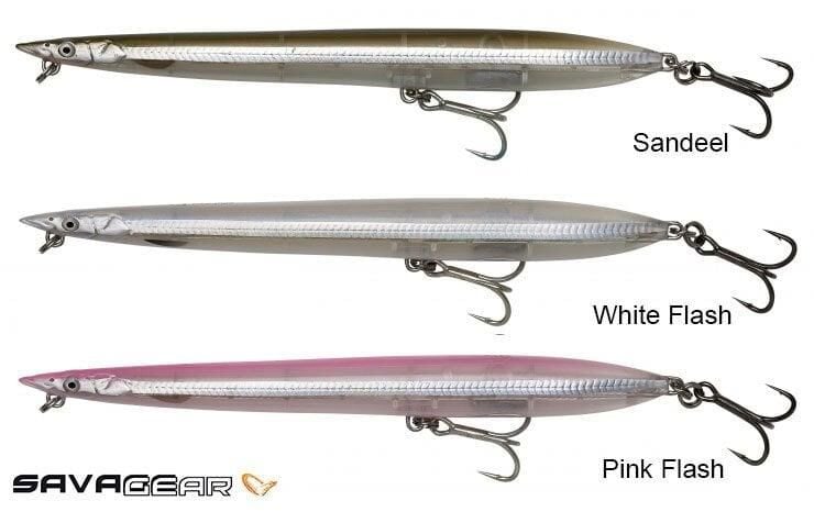 SAVAGE GEAR MAG Sandeel Surf Walker 210 41g F Suni Yem Pink Flash