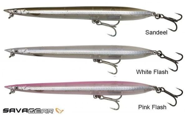 SAVAGE GEAR MAG Sandeel Surf Walker 210 41g F Suni Yem Pink Flash